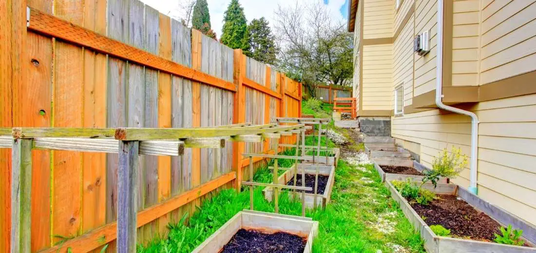 How to Build a Raised Bed Along a Fence Bed Gardening