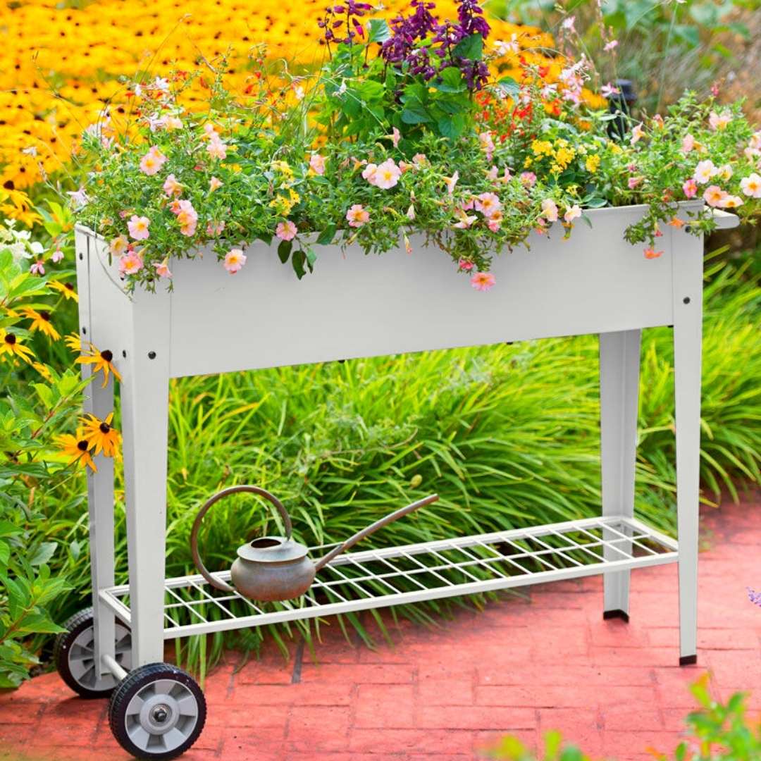 THE BEST PORTABLE RAISED GARDEN BEDS ON WHEELS Bed Gardening
