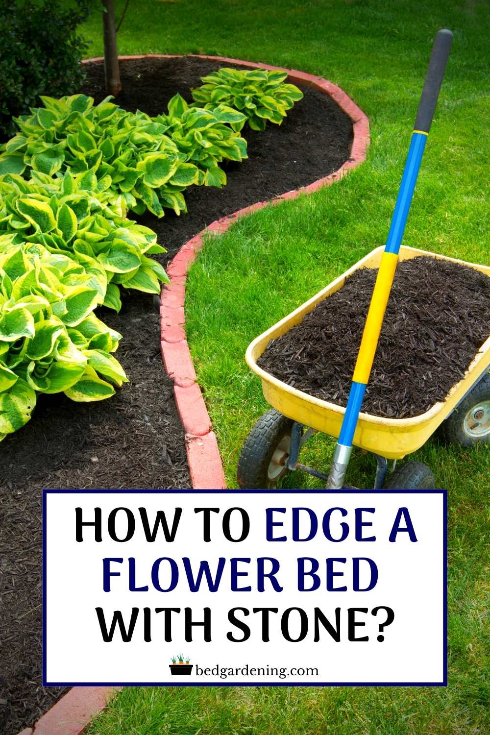 HOW TO EDGE A FLOWER BED WITH STONE? Bed Gardening